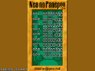 Игра Neo No Panepon (Neo Geo - ng)
