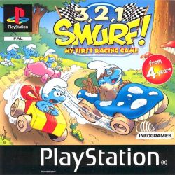 Обложка игры 3, 2, 1... Smurf! My First Racing Game ( - ps1)