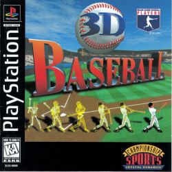 Обложка игры 3D Baseball - The Majors ( - ps1)