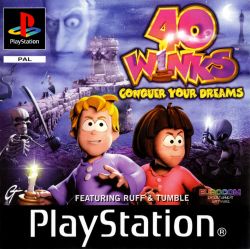 Обложка игры 40 Winks - Conquer your Dreams ( - ps1)