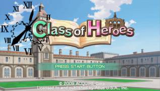Игра Class of Heroes (PlayStation Portable - psp)