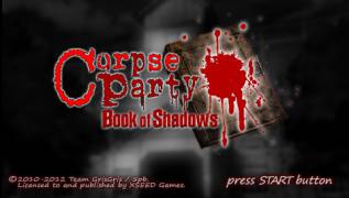 Игра Corpse Party: Book of Shadows (PlayStation Portable - psp)