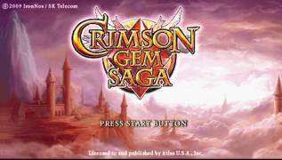 Игра Crimson Gem Saga (PlayStation Portable - psp)