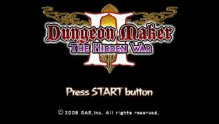 Игра Dungeon Maker II: The Hidden War (PlayStation Portable - psp)