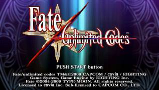 Обложка игры Fate/Unlimited Codes ( - psp)