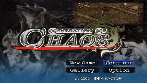 Обложка игры Generation of Chaos ( - psp)