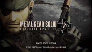 Обложка игры Metal Gear Solid: Portable Ops Plus