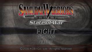 Обложка игры Samurai Warriors: State of War ( - psp)