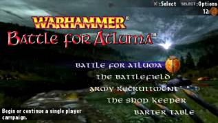 Обложка игры Warhammer: Battle for Atluma ( - psp)