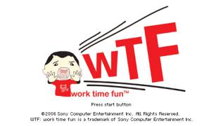Игра WTF: Work Time Fun (PlayStation Portable - psp)