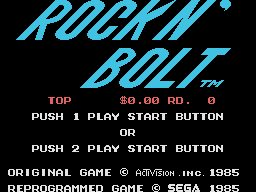 Игра Rock N` Bolt (SG-1000 - sg1000)