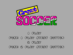Обложка игры Great Soccer