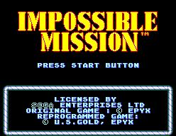 Обложка игры Impossible Mission ( - sms)