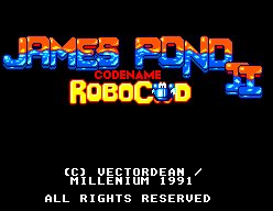 Обложка игры James Pond 2 - Codename Robocod ( - sms)