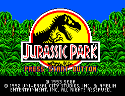 Обложка игры Jurassic Park