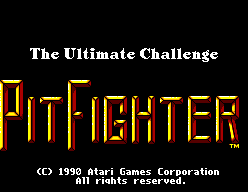 Игра Pit Fighter (Sega Master System - sms)