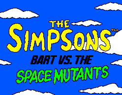 Обложка игры Simpsons, The - Bart vs. the Space Mutants