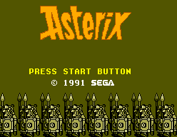 Игра Asterix (Sega Master System - sms)