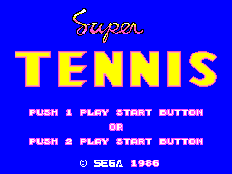 Обложка игры Super Tennis