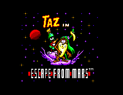 Обложка игры Taz in Escape From Mars