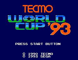 Обложка игры Tecmo World Cup 