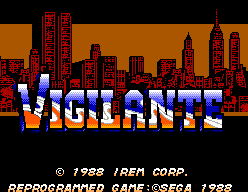 Игра Vigilante (Sega Master System - sms)