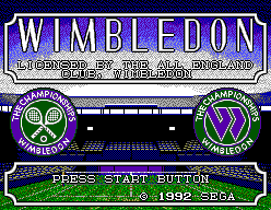 Игра Wimbledon (Sega Master System - sms)