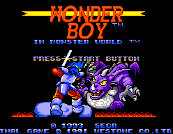 Обложка игры Wonder Boy in Monster World