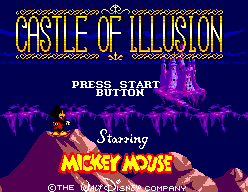 Обложка игры Castle of Illusion Starring Mickey Mouse ( - sms)