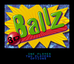 Обложка игры Ballz 3D ( - snes)
