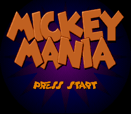 Обложка игры Mickey Mania
