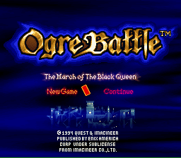 Обложка игры Ogre Battle - The March of the Black Queen ( - snes)