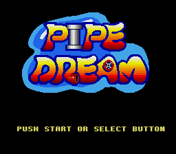 Игра Pipe Dream (Super Nintendo - snes)
