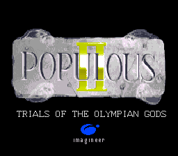 Обложка игры Populous II - Trials of the Olympian Gods
