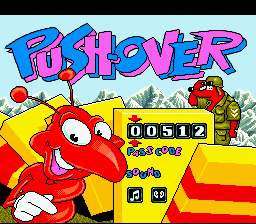 Игра Push-Over (Super Nintendo - snes)