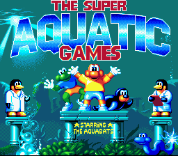 Игра Super Aquatic Games, The (Super Nintendo - snes)