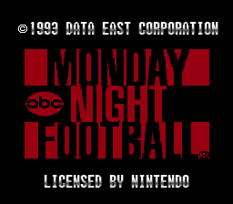 Обложка игры ABC Monday Night Football