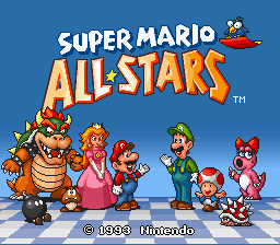 Обложка игры Super Mario All-Stars