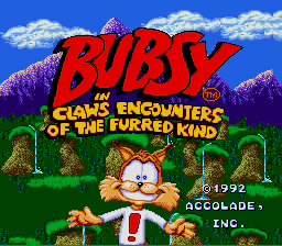 Обложка игры Bubsy in Claws Encounters of the Furred Kind