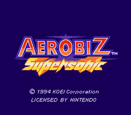 Игра Aerobiz Supersonic (Super Nintendo - snes)