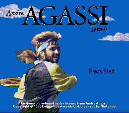 Обложка игры Andre Agassi Tennis