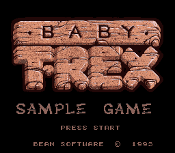 Обложка игры Baby T-Rex ( - snes)