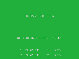 Игра Heavy Boxing (Sord M5 - sordm5)