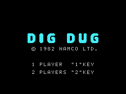 Игра Dig Dug (Sord M5 - sordm5)