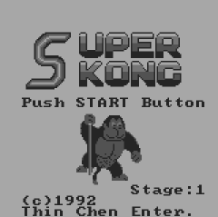 Обложка игры Super Kong