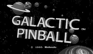 Обложка игры Galactic Pinball ( - vboy)