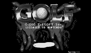 Игра Golf (Virtual Boy - vboy)