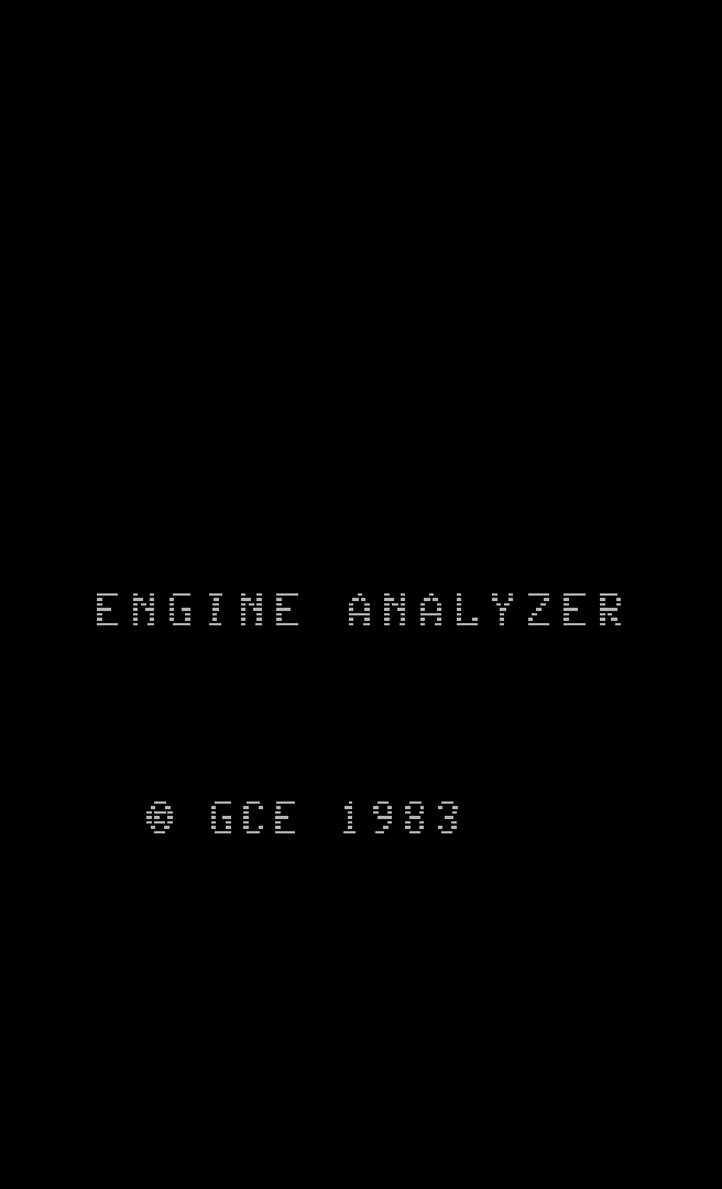 Обложка игры Engine Analyzer ( - vect)