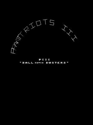Обложка игры Patriots III - BALListics Busters by John Dondzila ( - vect)