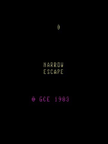 Обложка игры 3-D Narrow Escape